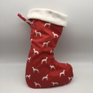great dane red stocking