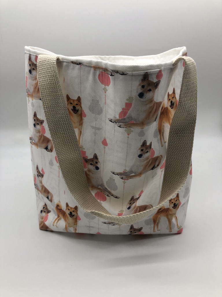 Shiba Inu #1 Tote bag handmade - Beau Designs