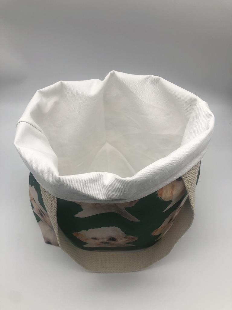 Maltipoo Green Tote Bag - Image 2