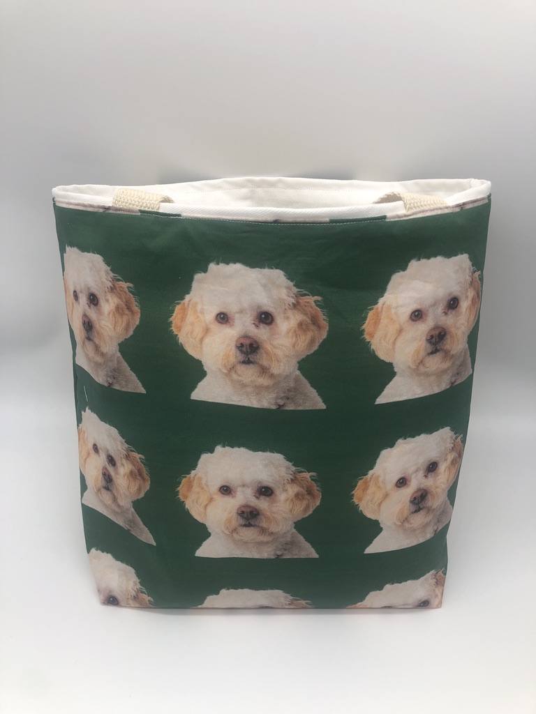 Maltipoo Green Tote Bag - Image 4