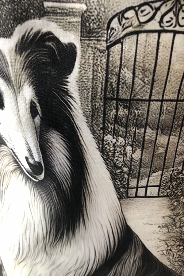 Rough Collie Engraving Garden Tote Bag - Image 3