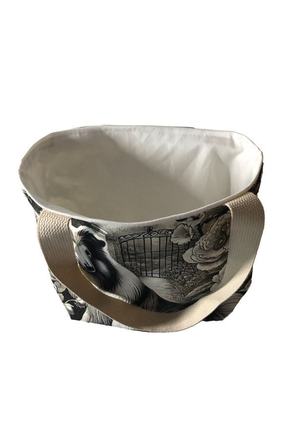 Rough Collie Engraving Garden Tote Bag - Image 2