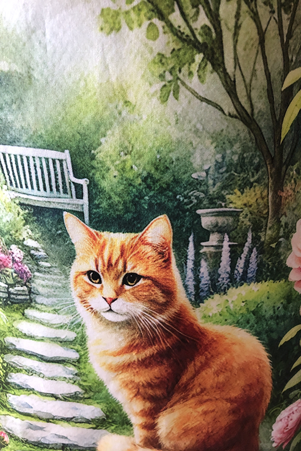 Domestic Shorthair Red Garden Tote - Image 3