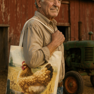 Cochin Buff Fence tote