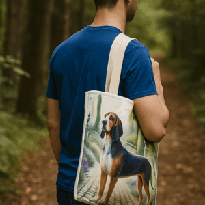Coonhound Garden tote bag