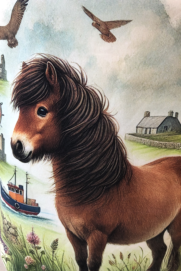Shetland Pony Brown Heritage Tote Bag - Image 3