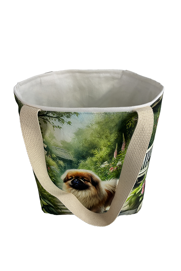 Pekingese Garden Tote Bag - Image 4
