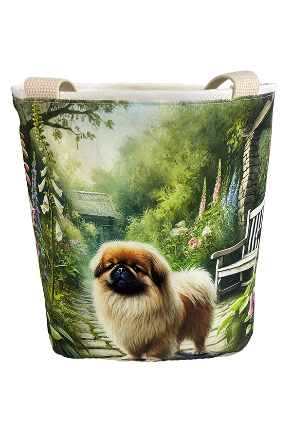 Pekingese Garden Tote Bag - Image 3