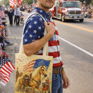 palomino parade tote bag
