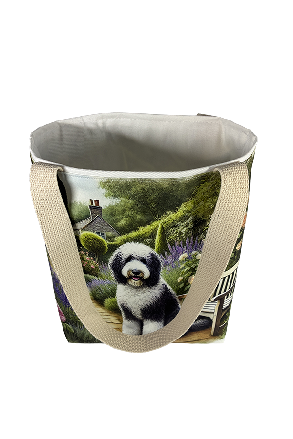 Sheepadoodle Garden Tote Bag - Image 3