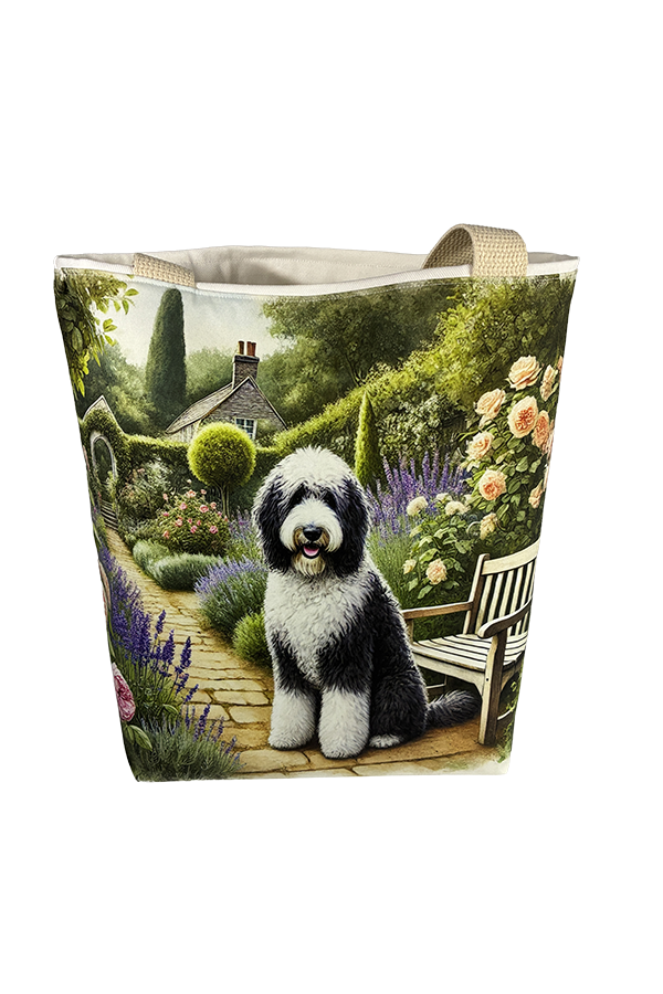 Sheepadoodle Garden Tote Bag - Image 4
