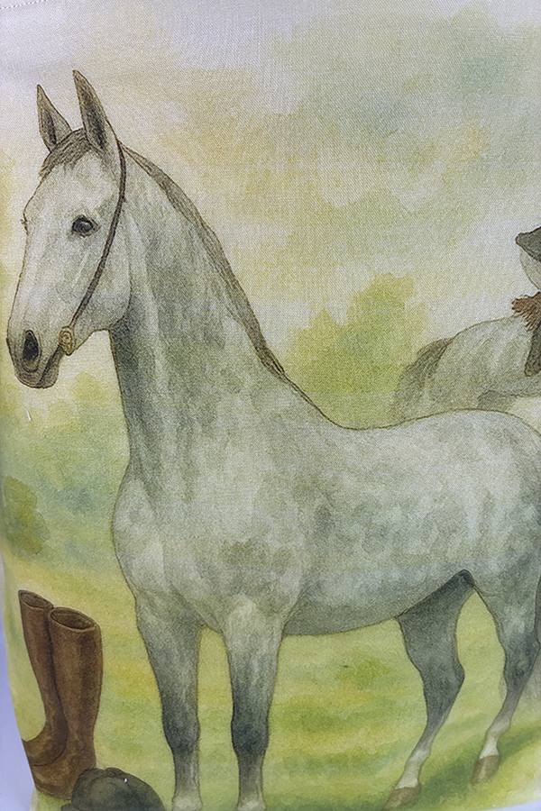 Dutch Warmblood Grey Show Tote Bag - Image 2